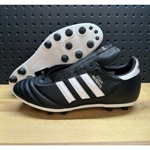 Adidas Copa Mundial Leather Soccer Cleats Black Made In Germany 015110 Size 10 - Picture 2 of 10